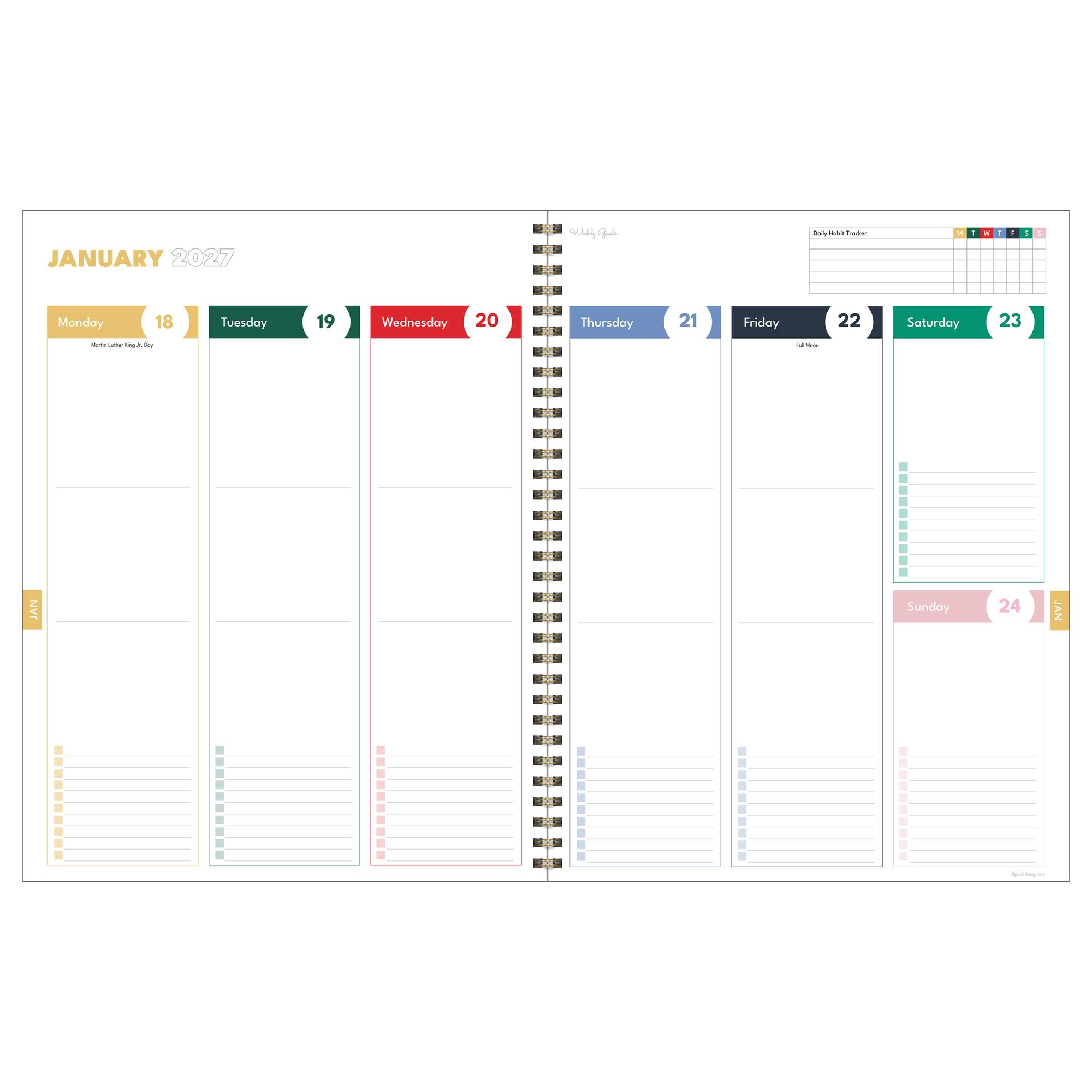 TF Publishing Large Perfectly Pink Weekly Monthly Planner